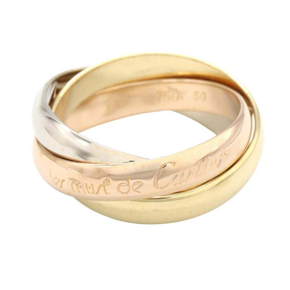 CARTIER Authentic 18k Gold Trinity Ring